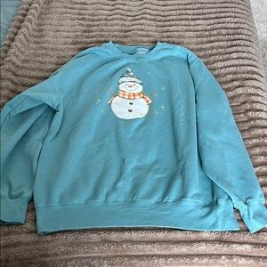 Cozy Winter Snowman Crewneck Sweater